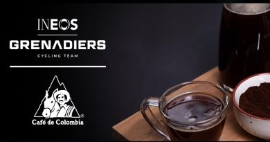 Ineos Grenadiers con Café de Colombia