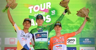 Bonificaciones dejan a Egan subcampeón