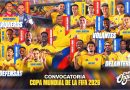 Convocatoria de la Selección Colombia Masculina