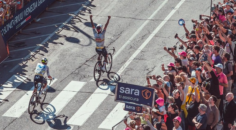 ¡Chucha madre!, tercera para Narváez en el Giro