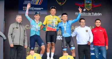 Obando, podio nacional en Ecuador