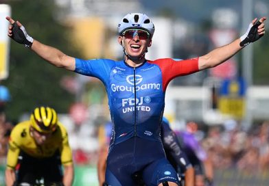 Por 4 segundos le ganó Gregoire a Pogacar