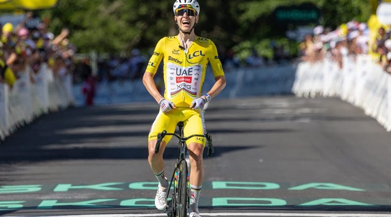 Pogačar acumula más récords en el Tour de Francia