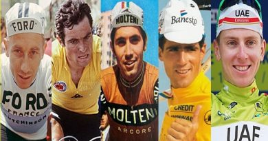 Los 5 de 5 del Tour de Francia