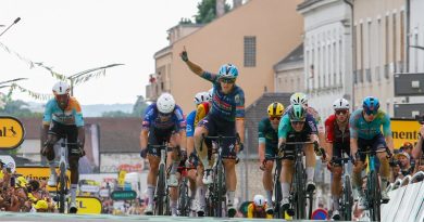 Tercera para Merlier, caída para Gaviria en el Tour