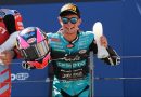 David Alonso suma su tercer podio en Moto2