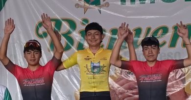 Lesly, Ariel y Brayan lideres en la Vuelta al Sur