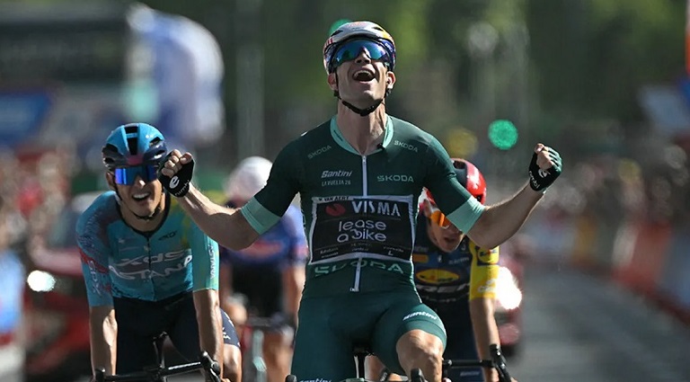 Segunda victoria para Van Aert en la Vuelta a España