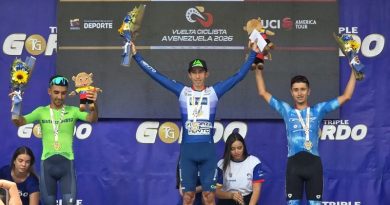 6 colombianos en top12 de Vuelta a Venezuela